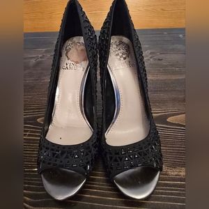 Vince Camuto Lexis studded Black heel Size 6.5